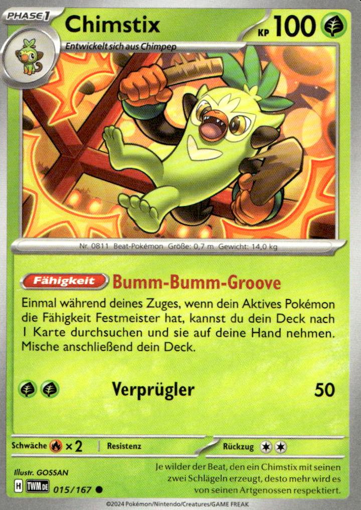 Chimstix - Twilight Masquerade (Common) [TWM-15] German / Near Mint / Normal
