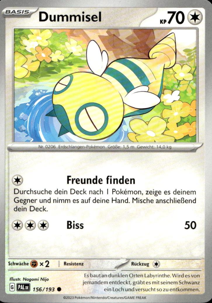 Dummisel - Paldea Evolved (Common) [PAL-156] German / Near Mint / Normal