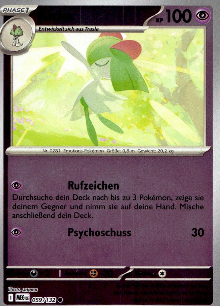 Kirlia - Mega Evolution (Common) [MEG-59] German / Near Mint / Reverse-Holo Normal