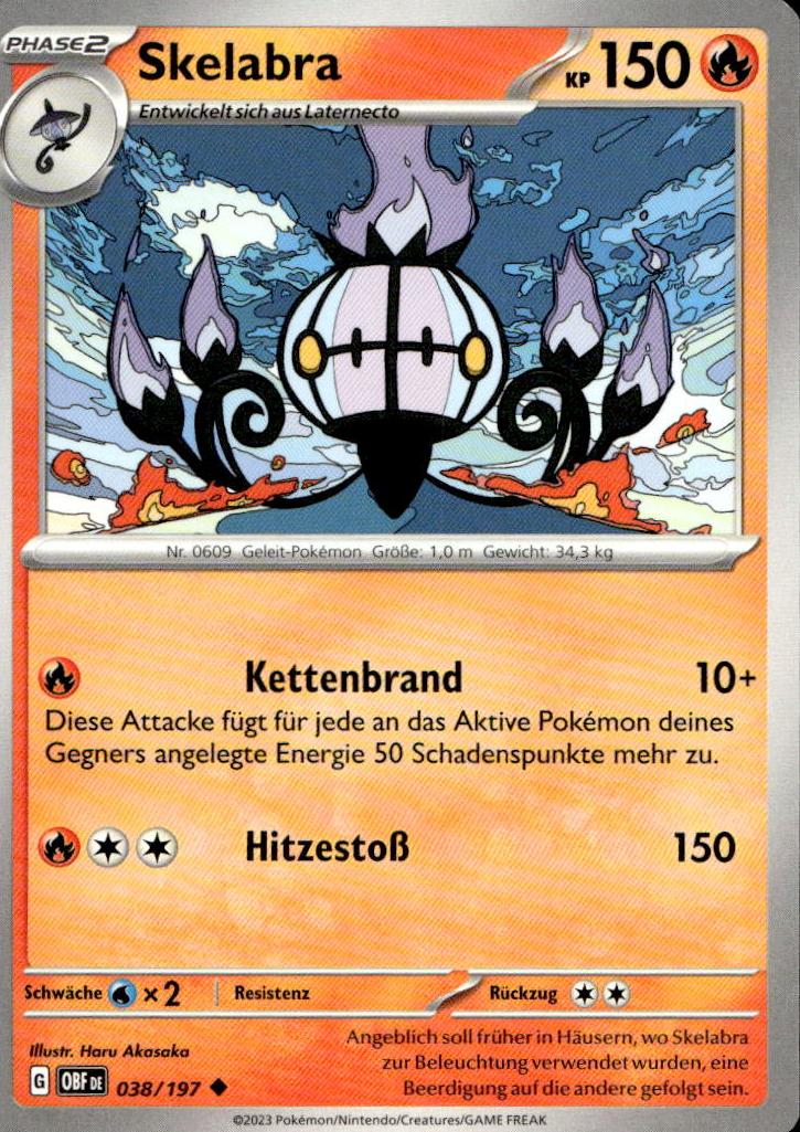 Skelabra - Obsidian Flames (Uncommon) [OBF-38] German / Near Mint / Normal