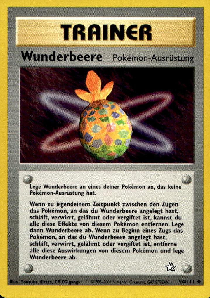 Wunderbeere - Neo Genesis (Uncommon) [N1-94] German / Excellent / Normal
