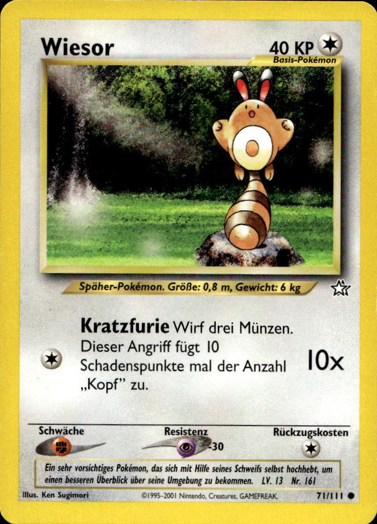Wiesor - Neo Genesis (Common) [N1-71] German / Excellent / Normal