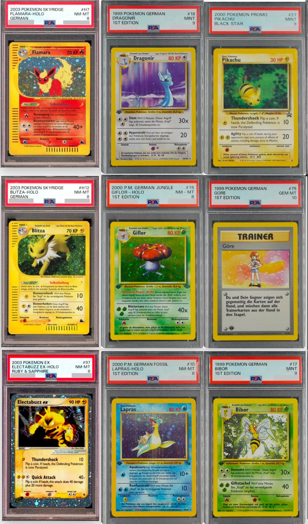 Pokemon Vintage PSA Mystery Pack WOTC 1997-2003