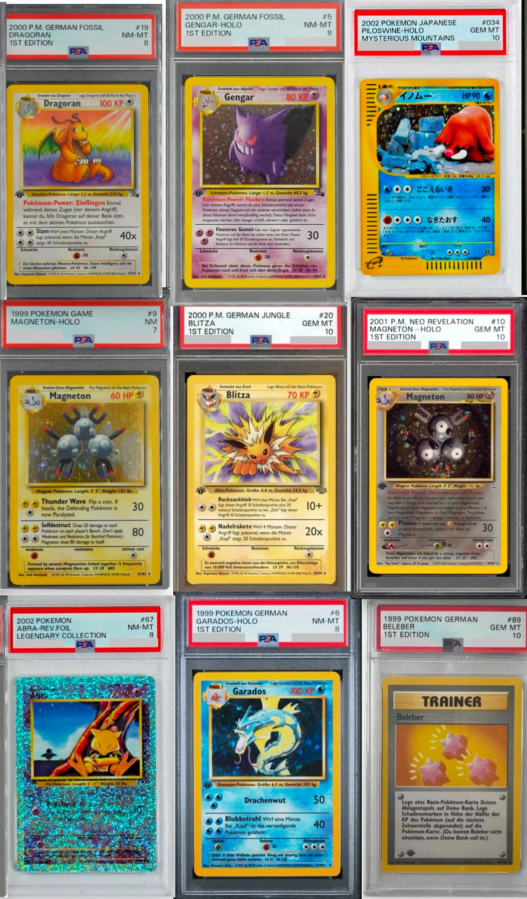 Pokemon Vintage PSA Mystery Pack WOTC 1997-2003