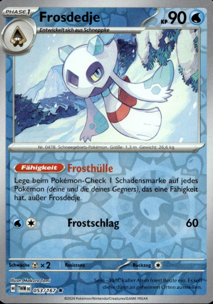 Frosdedje - Twilight Masquerade (Rare) [TWM-53] German / Near Mint / Reverse-Holo Normal