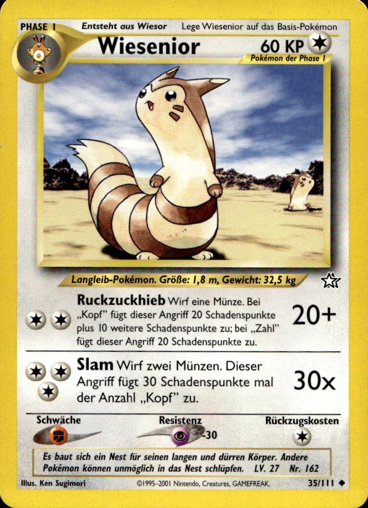 Wiesenior - Neo Genesis (Uncommon) [N1-35] German / Excellent / Normal