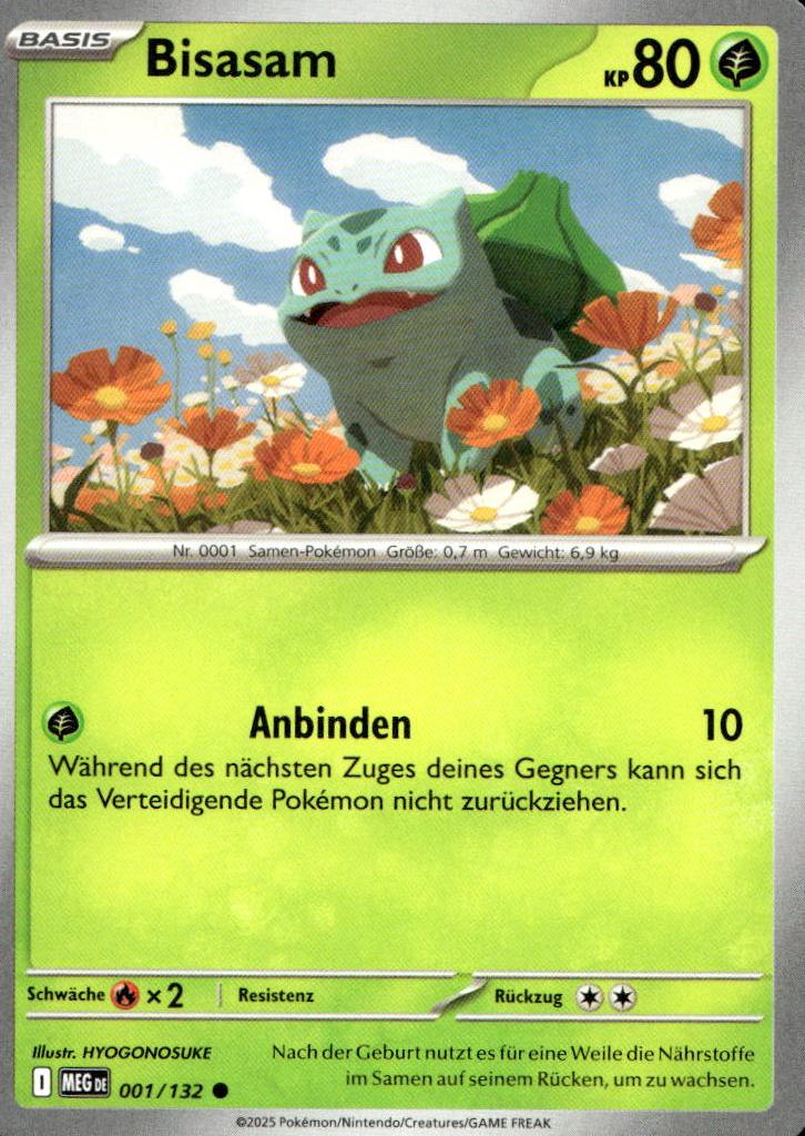 Bisasam - Mega Evolution (Common) [MEG-1] German / Near Mint / Normal