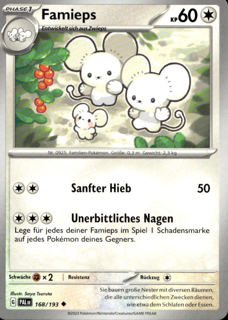 Famieps - Paldea Evolved (Uncommon) [PAL-168] German / Near Mint / Normal