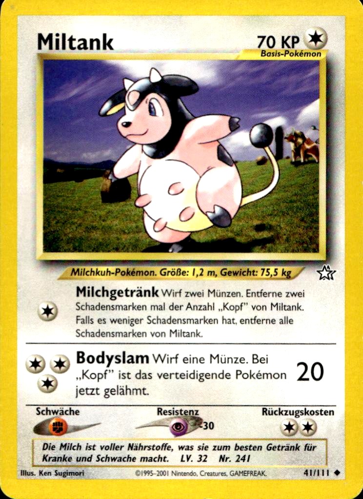 Miltank - Neo Genesis (Uncommon) [N1-41] German / Excellent / Normal