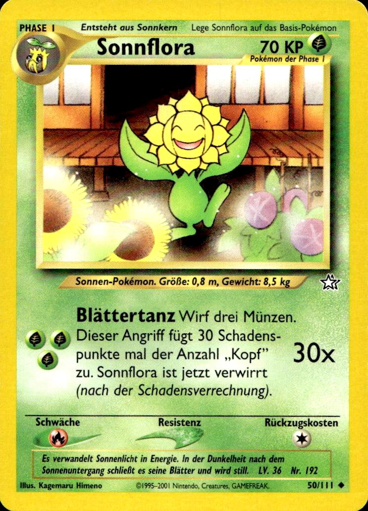 Sonnflora - Neo Genesis (Uncommon) [N1-50] German / Excellent / Normal