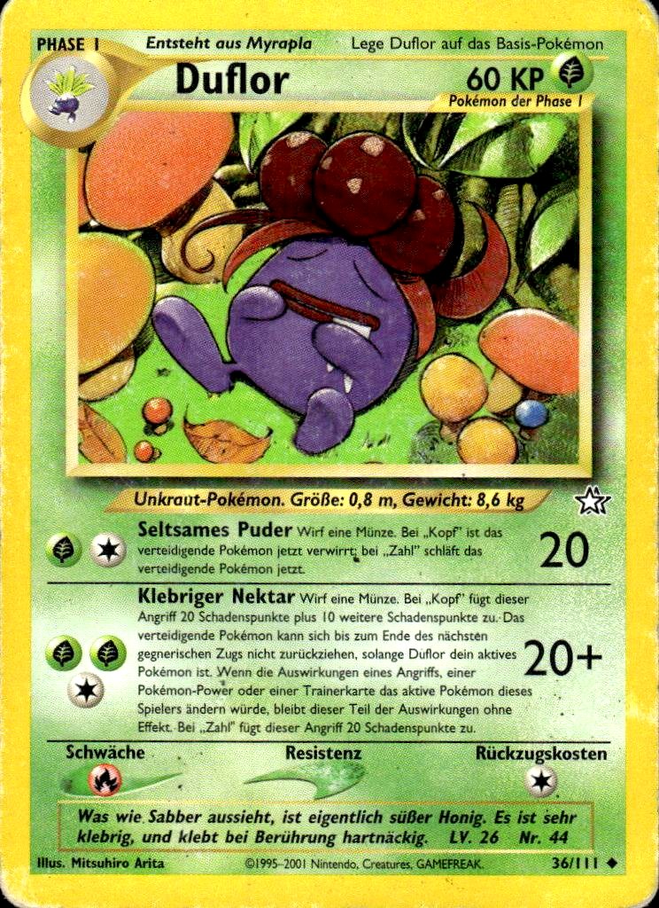 Duflor - Neo Genesis (Uncommon) [N1-36] German / Excellent / Normal