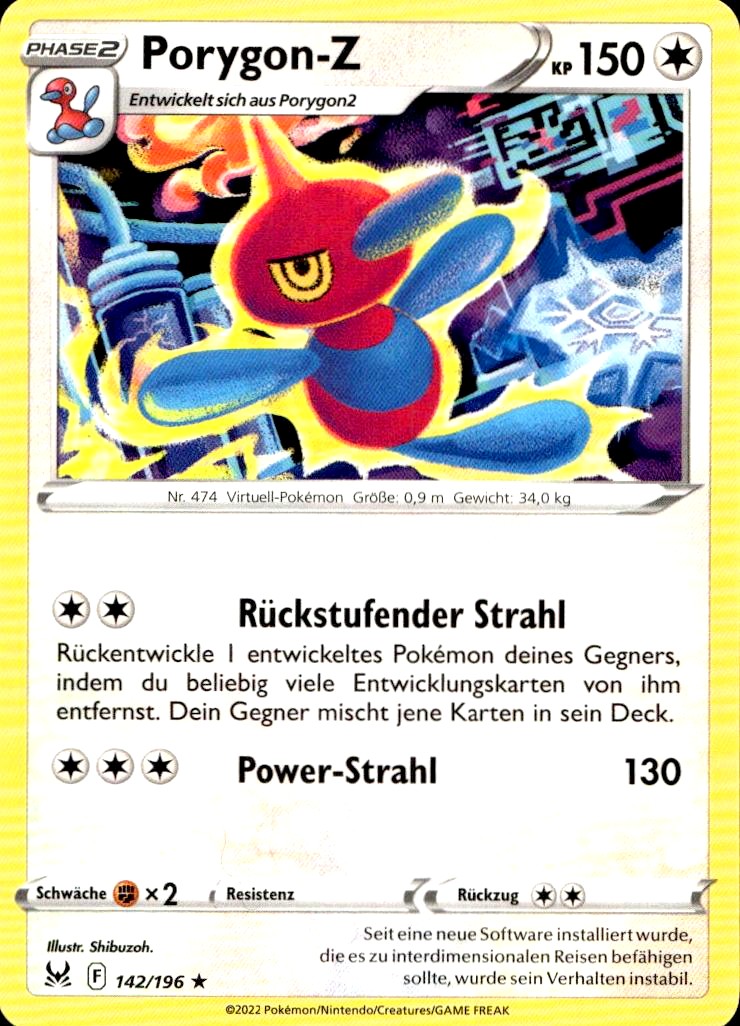 Porygon-Z - Lost Origin (Rare) [LOR-142] German / Near Mint / Normal