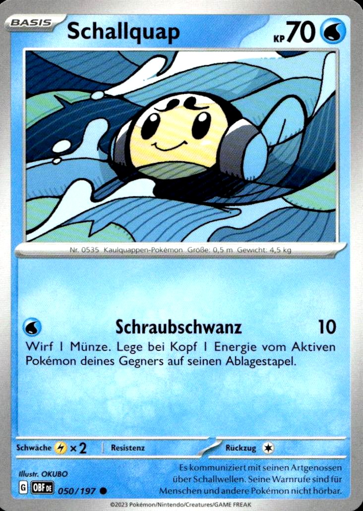 Schallquap - Obsidian Flames (Common) [OBF-50] German / Near Mint / Normal