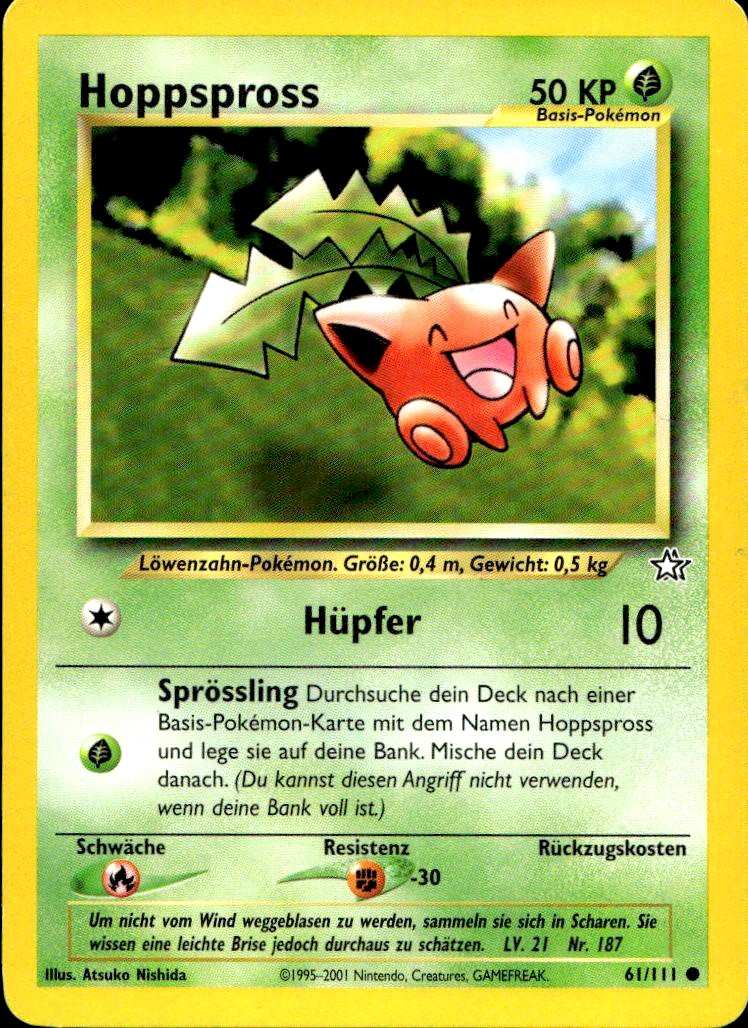 Hoppspross - Neo Genesis (Common) [N1-61] German / Excellent / Normal