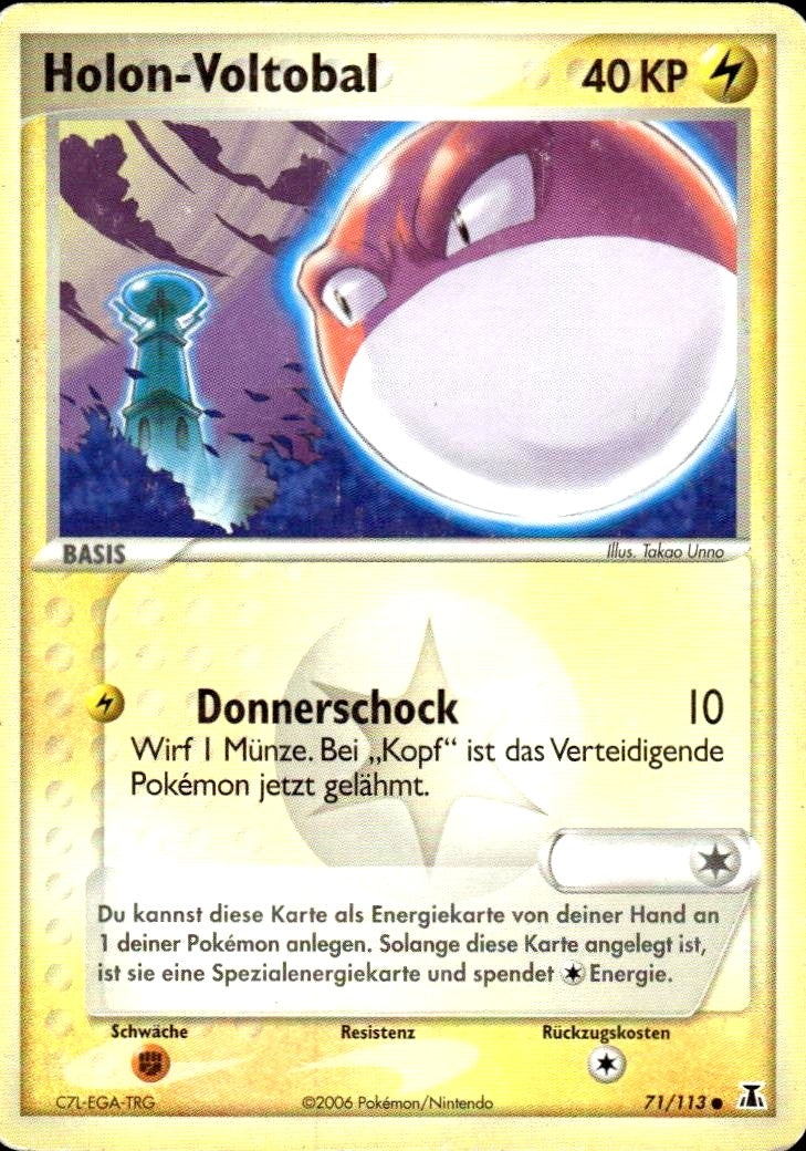 Holon's Voltobal - Delta Species (Common) [DS-71] German / Excellent / Normal