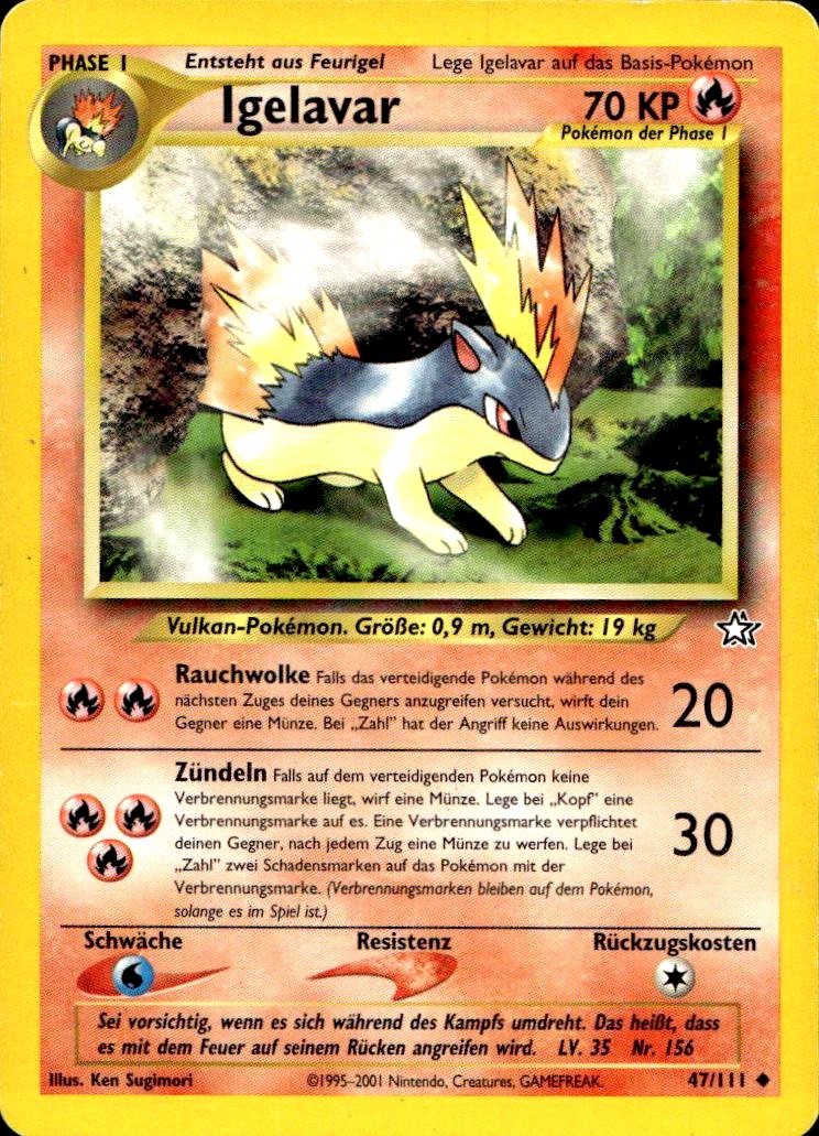 Igelavar - Neo Genesis (Uncommon) [N1-47] German / Excellent / Normal